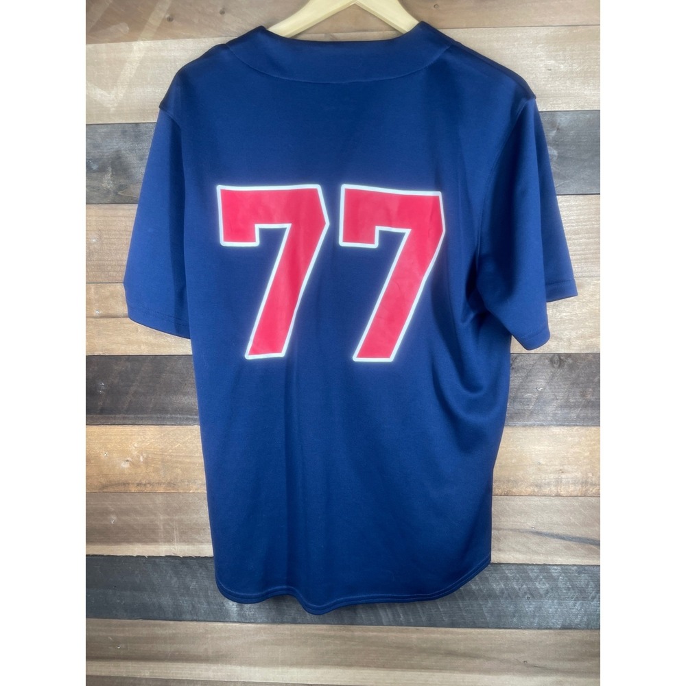 Star Wars Rebels Baseball Jersey Number 77 Mad Engine Navy Mens SM - Picture 2 of 3